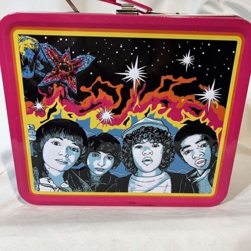 Stranger Things Metal Tin Lunchbox by Loungefly Netflix‎